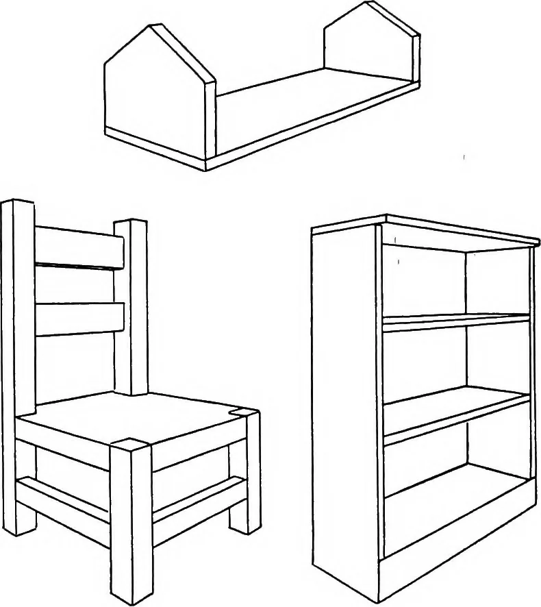 An illustration from Simplified mechanical perspective for the use of ... schools, 1909, leaf 33