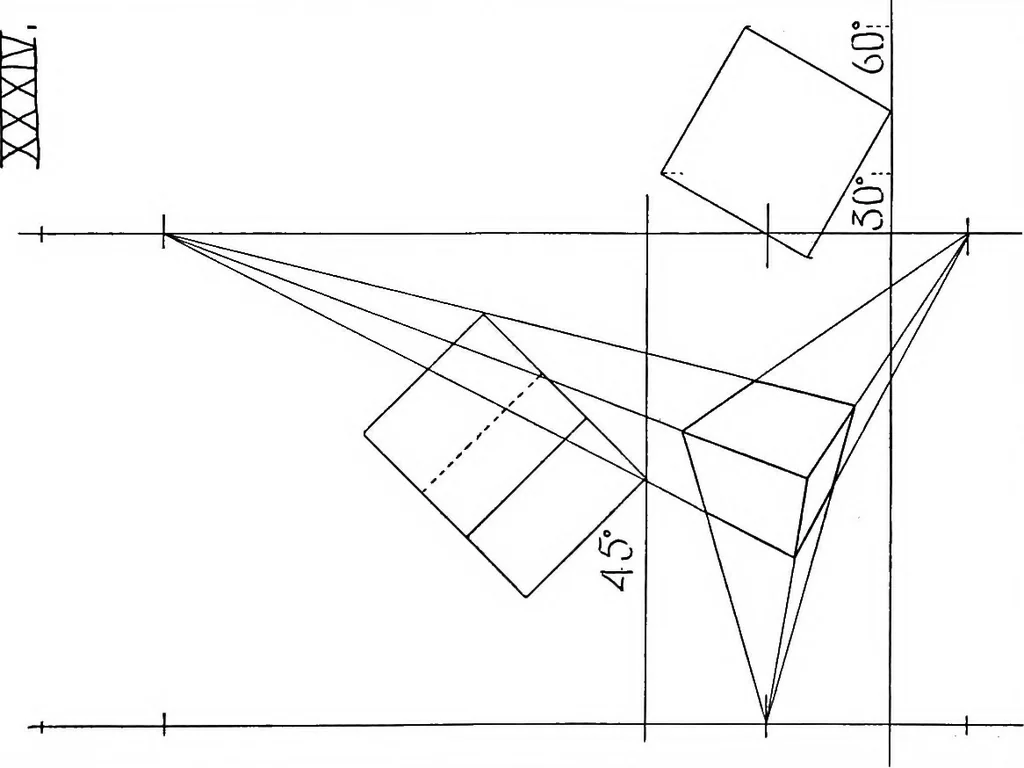 An illustration from Simplified mechanical perspective for the use of ... schools, 1909, leaf 56