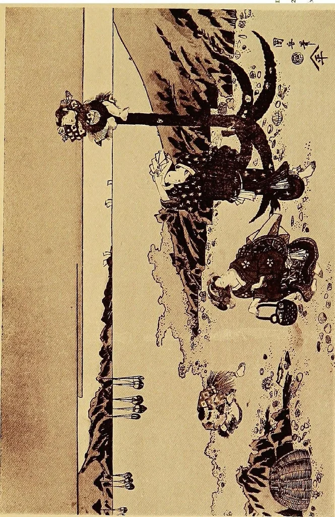 An illustration from On collecting Japanese colour-prints; being an introduction to the study and collection of the colour-prints of Ukiyoye school of Japan. Illustrated by examples from the author's collection, 1917, leaf 118
