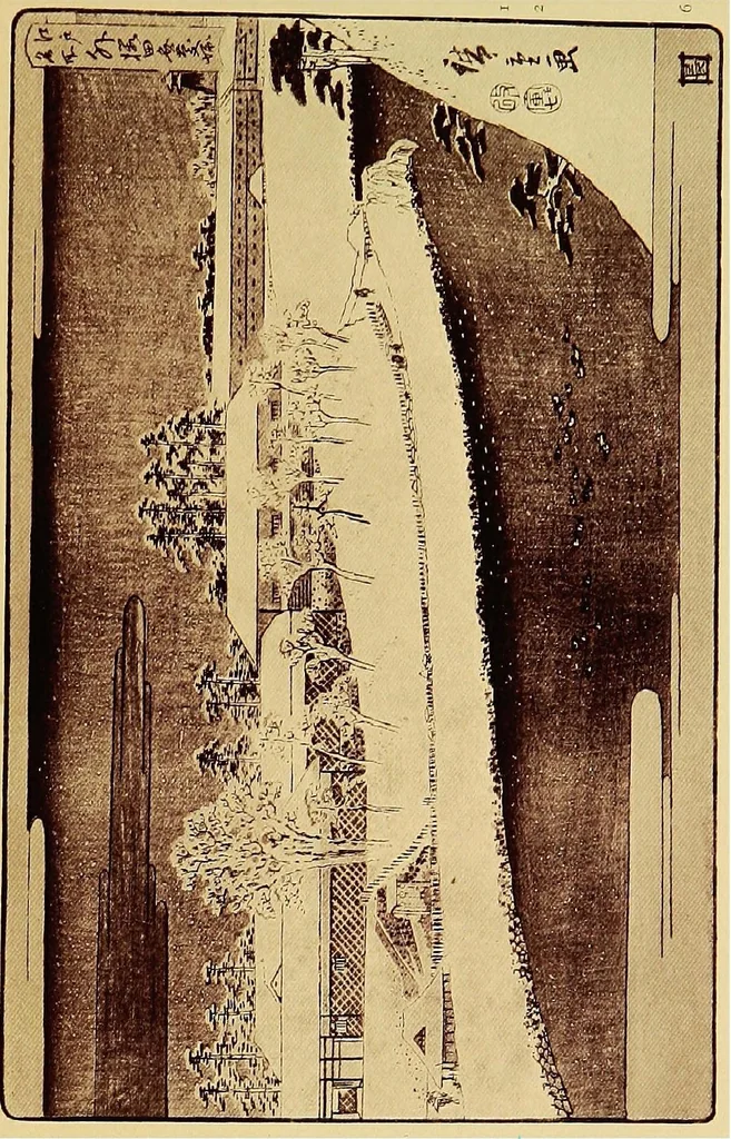 An illustration from On collecting Japanese colour-prints; being an introduction to the study and collection of the colour-prints of Ukiyoye school of Japan. Illustrated by examples from the author's collection, 1917, leaf 154