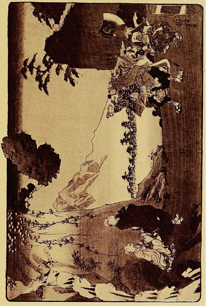 An illustration from On collecting Japanese colour-prints; being an introduction to the study and collection of the colour-prints of Ukiyoye school of Japan. Illustrated by examples from the author's collection, 1917, leaf 190