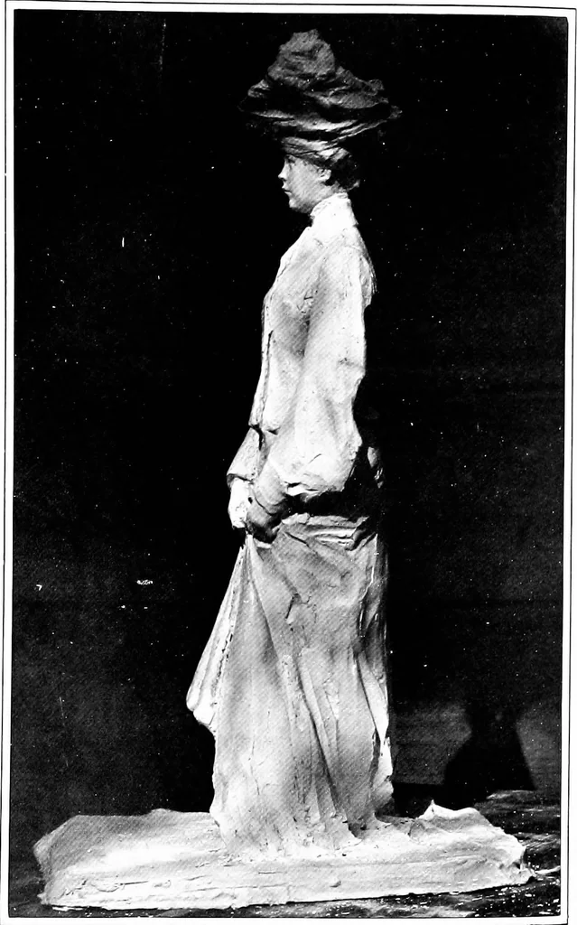 An illustration from Catalogue of sculpture by Prince Paul Troubetzkoy, exhibited by the American Numismatic Society at the Albright Art Gallery, March 27 to April 27;, 1911, leaf 119