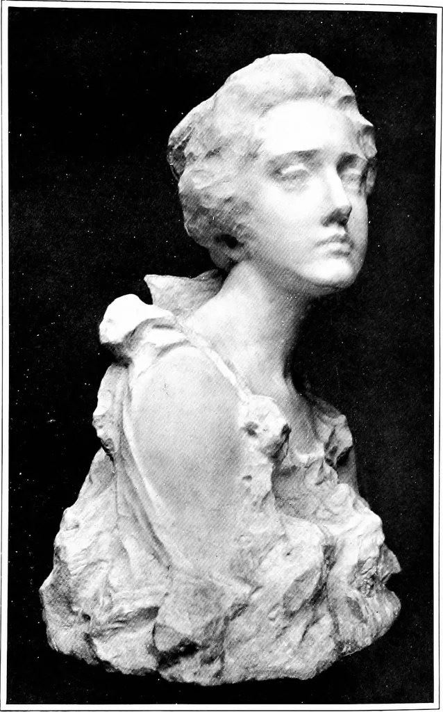 An illustration from Catalogue of sculpture by Prince Paul Troubetzkoy, exhibited by the American Numismatic Society at the Albright Art Gallery, March 27 to April 27;, 1911, leaf 123