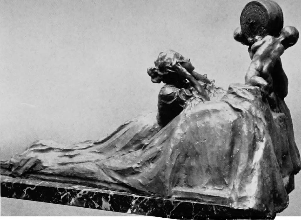 An illustration from Catalogue of sculpture by Prince Paul Troubetzkoy, exhibited by the American Numismatic Society at the Albright Art Gallery, March 27 to April 27;, 1911, leaf 146
