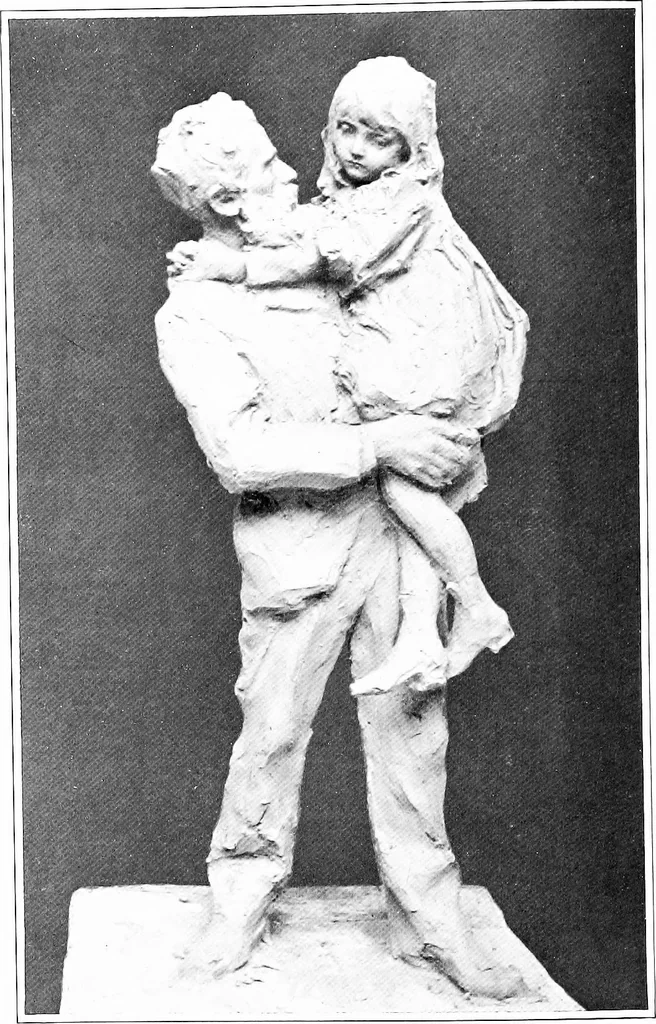 An illustration from Catalogue of sculpture by Prince Paul Troubetzkoy, exhibited by the American Numismatic Society at the Albright Art Gallery, March 27 to April 27;, 1911, leaf 147