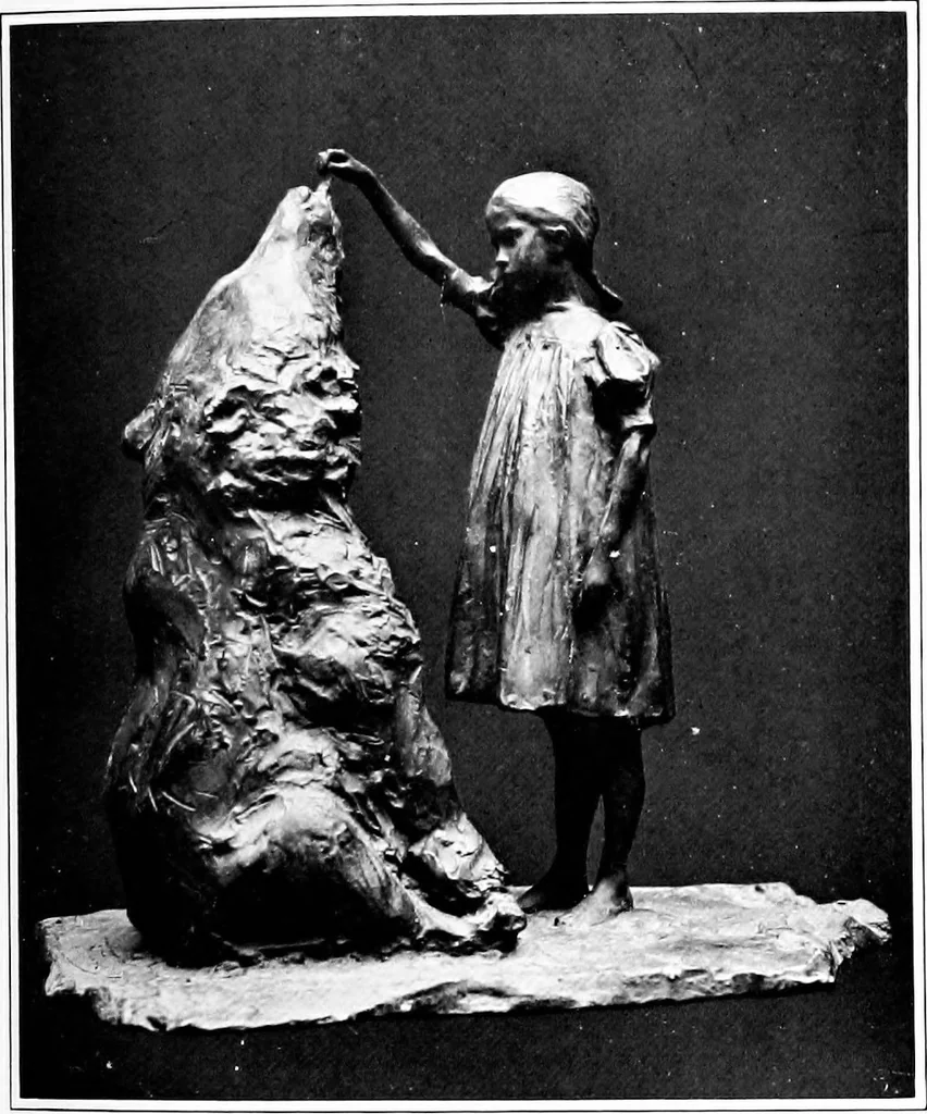 An illustration from Catalogue of sculpture by Prince Paul Troubetzkoy, exhibited by the American Numismatic Society at the Albright Art Gallery, March 27 to April 27;, 1911, leaf 160
