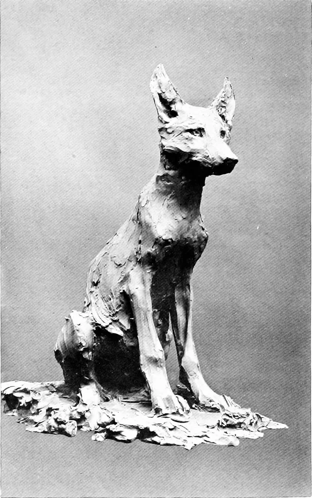 An illustration from Catalogue of sculpture by Prince Paul Troubetzkoy, exhibited by the American Numismatic Society at the Albright Art Gallery, March 27 to April 27;, 1911, leaf 163