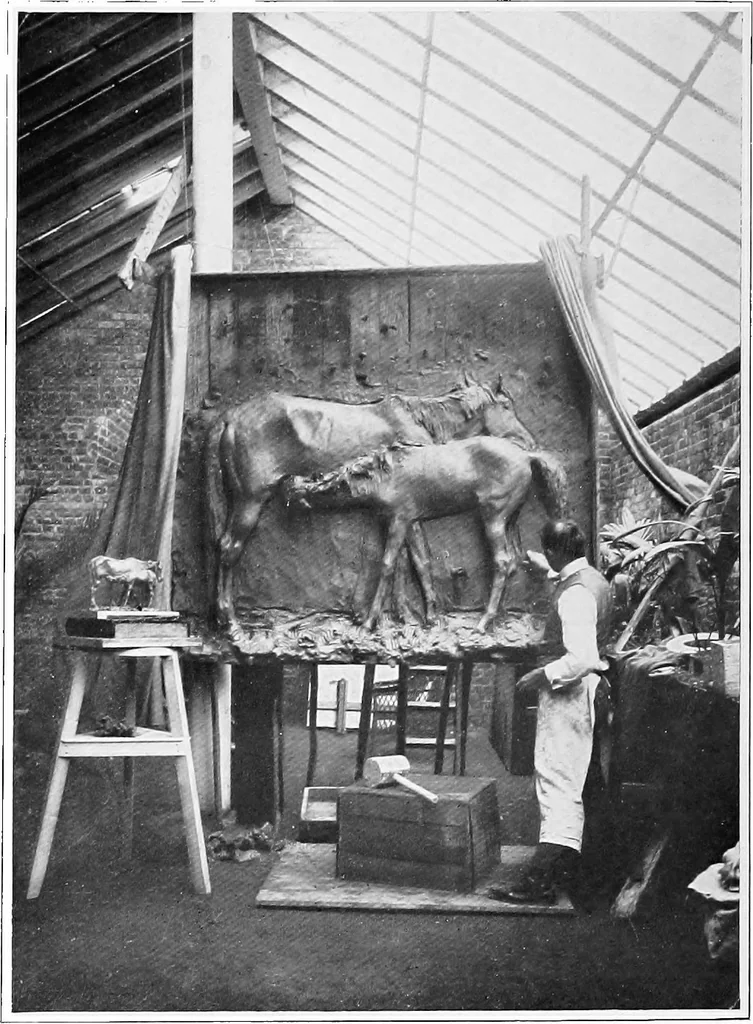 An illustration from Catalogue of sculpture by Prince Paul Troubetzkoy, exhibited by the American Numismatic Society at the Albright Art Gallery, March 27 to April 27;, 1911, leaf 167