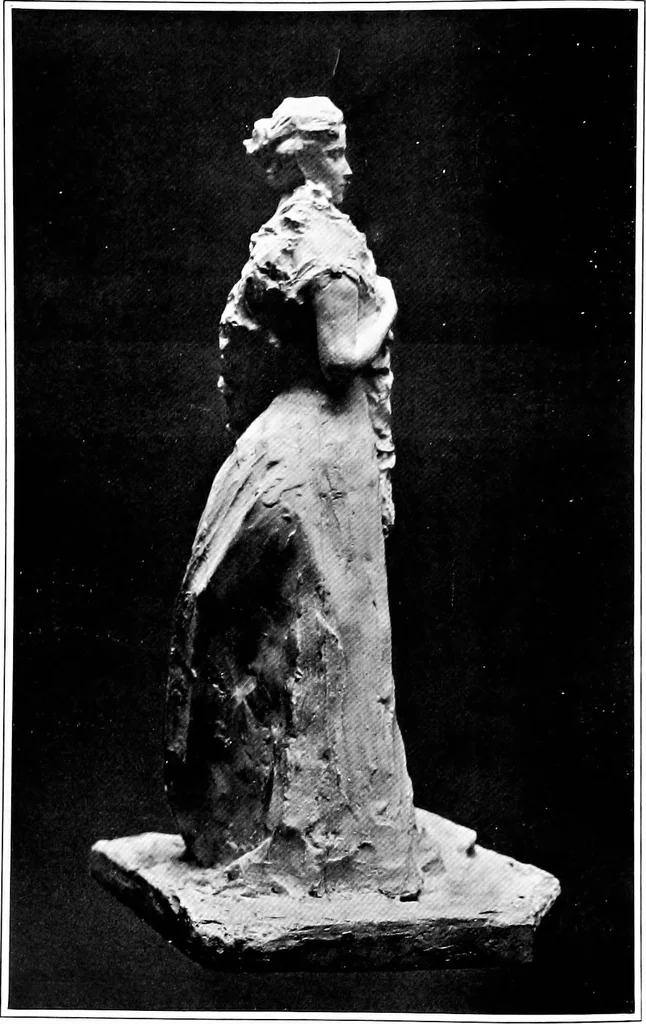 An illustration from Catalogue of sculpture by Prince Paul Troubetzkoy, exhibited by the American Numismatic Society at the Albright Art Gallery, March 27 to April 27;, 1911, leaf 19