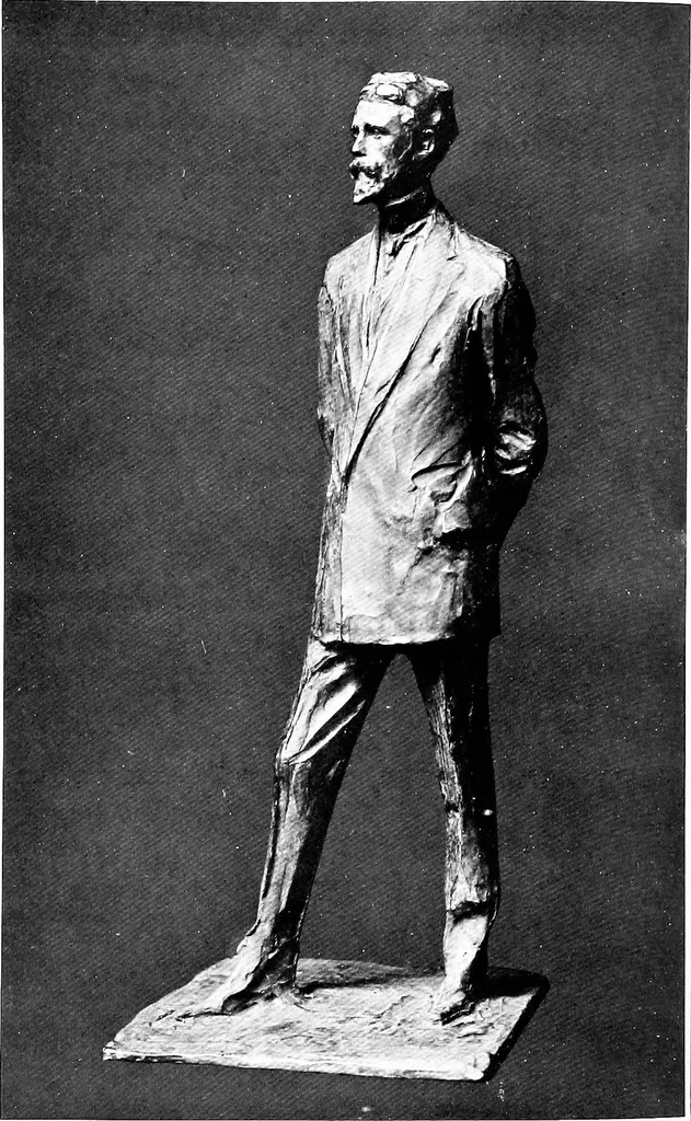 An illustration from Catalogue of sculpture by Prince Paul Troubetzkoy, exhibited by the American Numismatic Society at the Albright Art Gallery, March 27 to April 27;, 1911, leaf 43