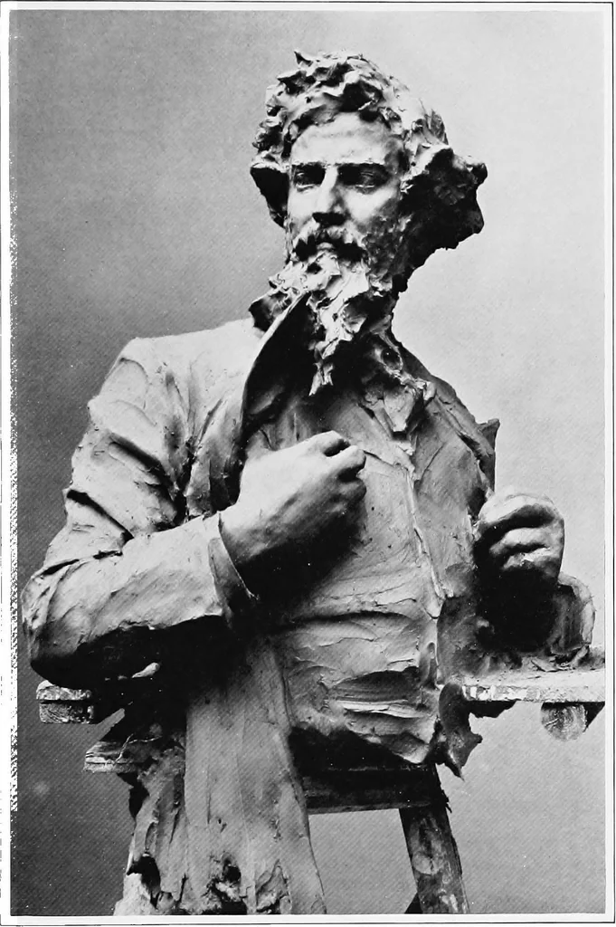 An illustration from Catalogue of sculpture by Prince Paul Troubetzkoy, exhibited by the American Numismatic Society at the Albright Art Gallery, March 27 to April 27;, 1911, leaf 58