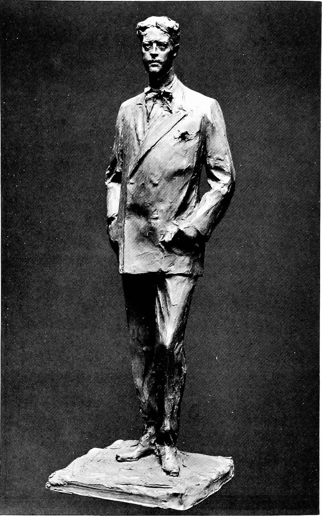 An illustration from Catalogue of sculpture by Prince Paul Troubetzkoy, exhibited by the American Numismatic Society at the Albright Art Gallery, March 27 to April 27;, 1911, leaf 71