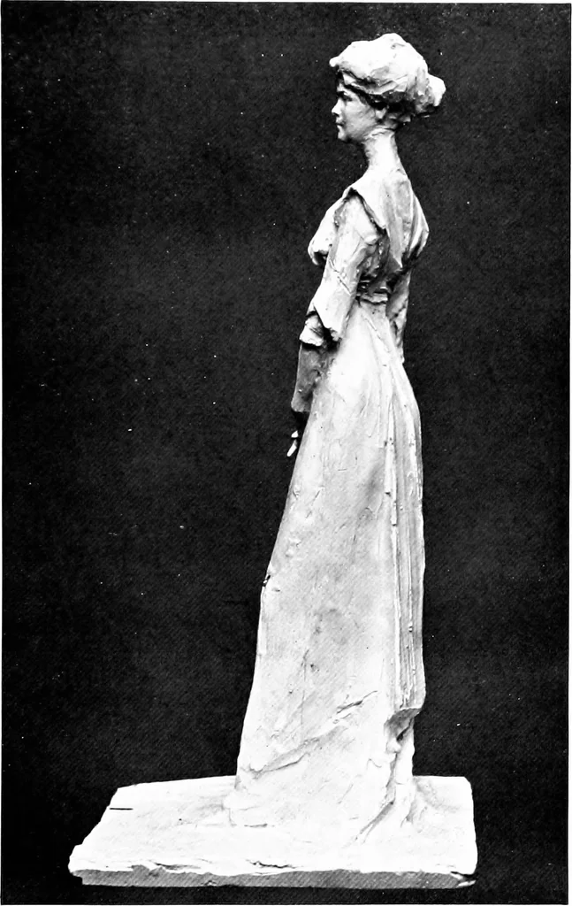 An illustration from Catalogue of sculpture by Prince Paul Troubetzkoy, exhibited by the American Numismatic Society at the Albright Art Gallery, March 27 to April 27;, 1911, leaf 74