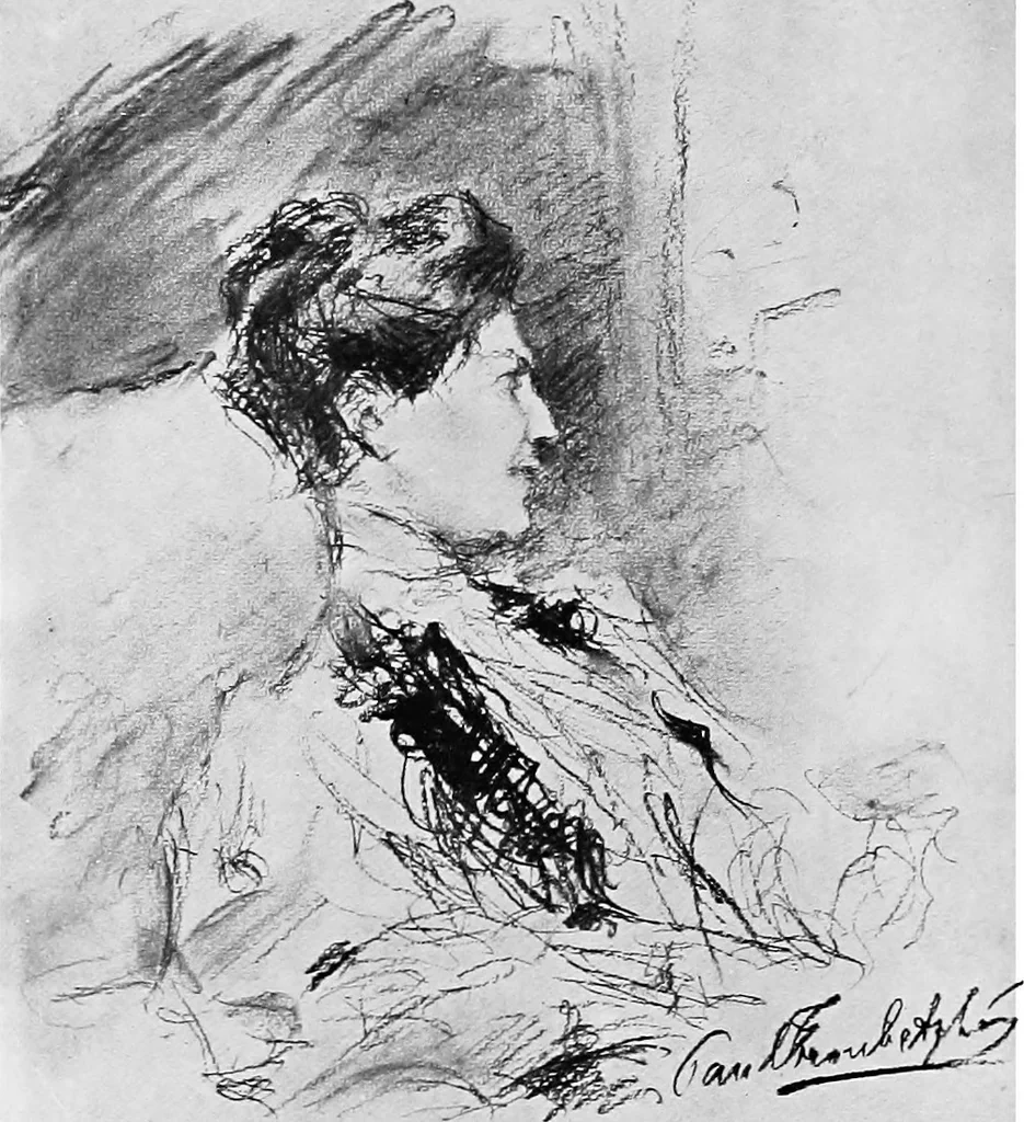 An illustration from Catalogue of sculpture by Prince Paul Troubetzkoy, exhibited by the American Numismatic Society at the Albright Art Gallery, March 27 to April 27;, 1911, leaf 87