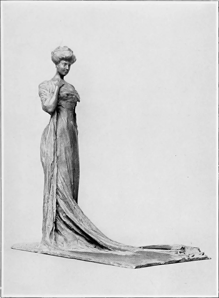 An illustration from Catalogue of sculpture by Prince Paul Troubetzkoy, exhibited by the American Numismatic Society at the Albright Art Gallery, March 27 to April 27;, 1911, leaf 94