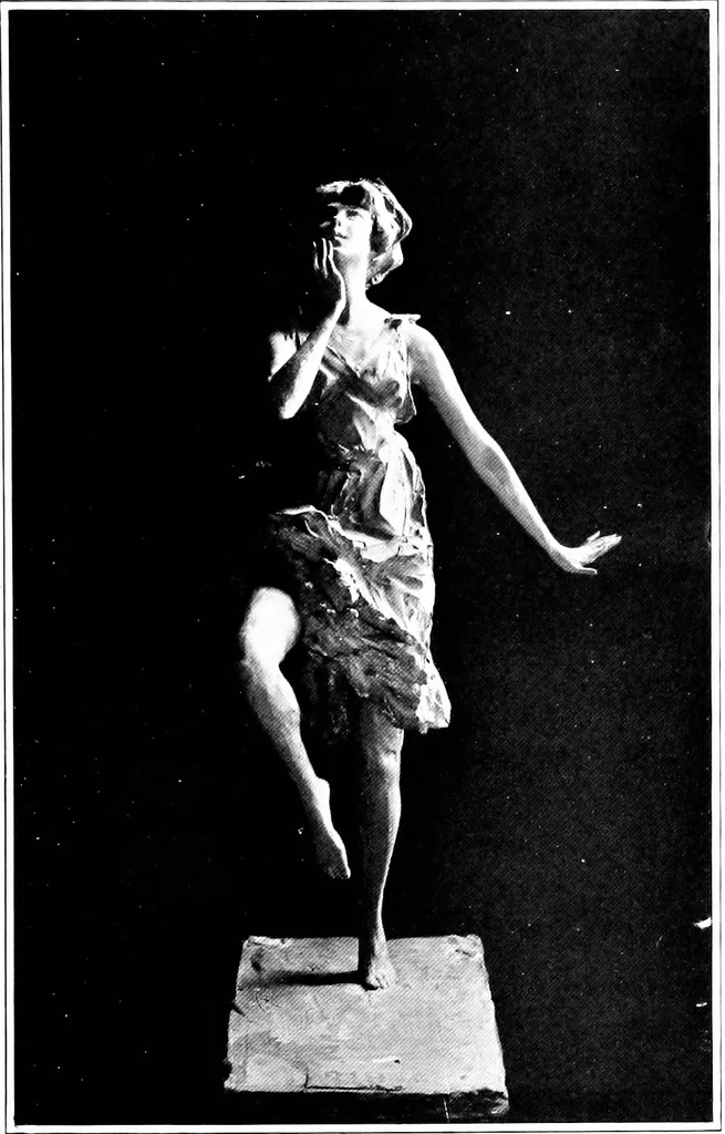 An illustration from Catalogue of sculpture by Prince Paul Troubetzkoy, exhibited by the American Numismatic Society at the Albright Art Gallery, March 27 to April 27;, 1911, leaf 98