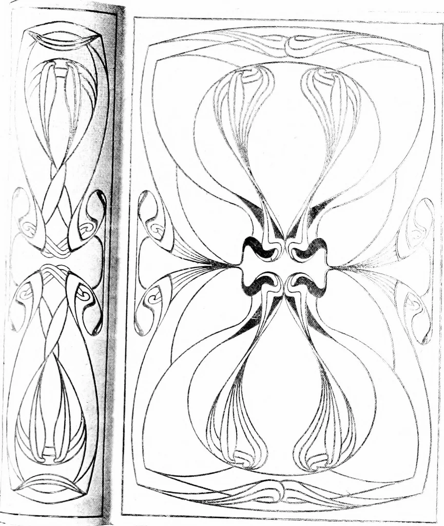 An illustration from Modern book-bindings & their designers, 1900, leaf 100