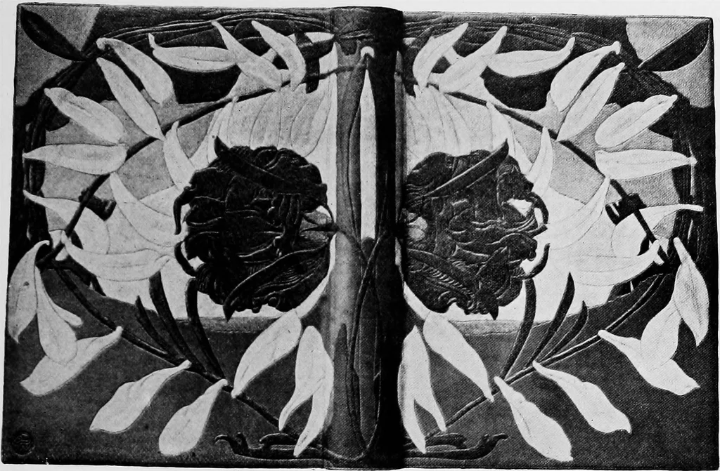 An illustration from Modern book-bindings & their designers, 1900, leaf 88