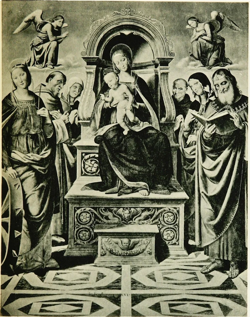 An illustration from Lives of the most eminent painters, sculptors & architects, 1912, leaf 129