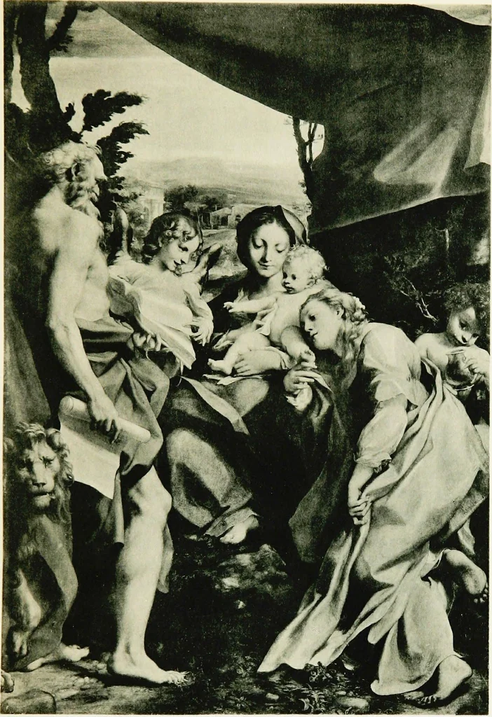An illustration from Lives of the most eminent painters, sculptors & architects, 1912, leaf 287