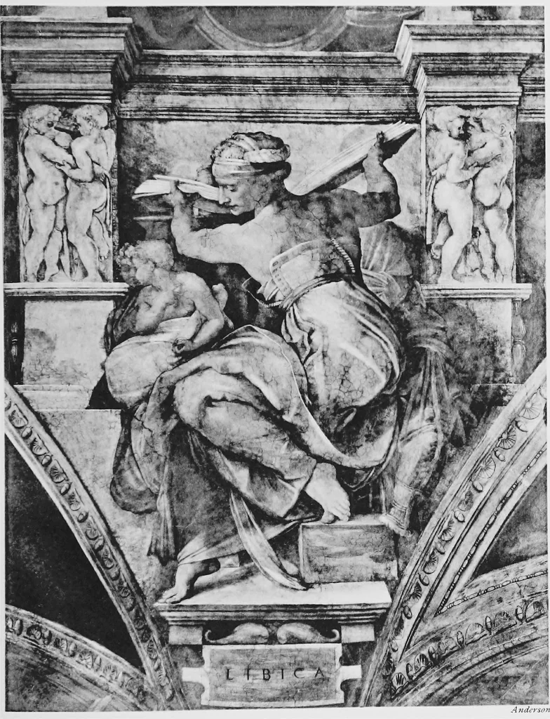 An illustration from Lives of the most eminent painters, sculptors & architects, 1912, leaf 102