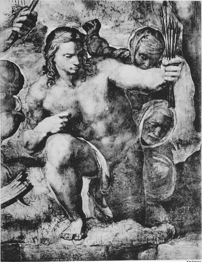 An illustration from Lives of the most eminent painters, sculptors & architects, 1912, leaf 158