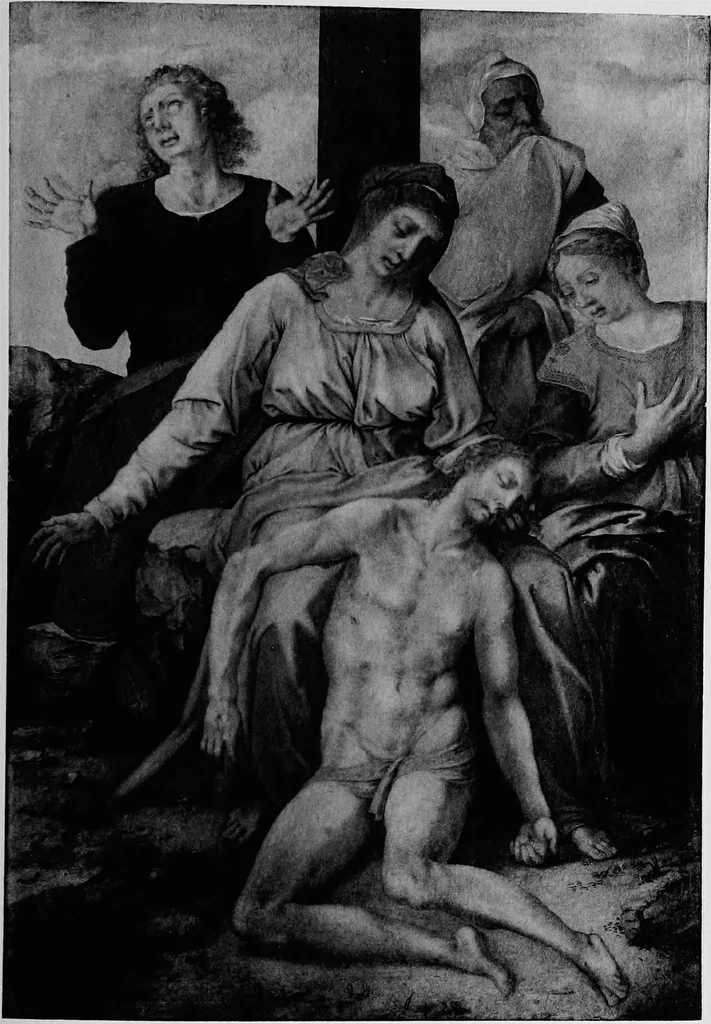 An illustration from Lives of the most eminent painters, sculptors & architects, 1912, leaf 516
