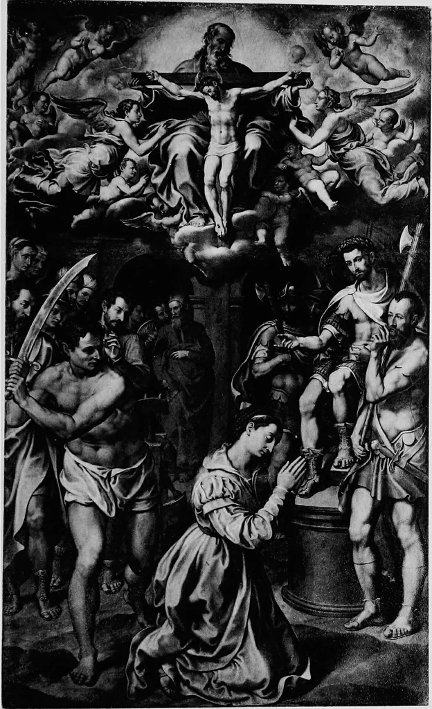 An illustration from Lives of the most eminent painters, sculptors & architects, 1912, leaf 532
