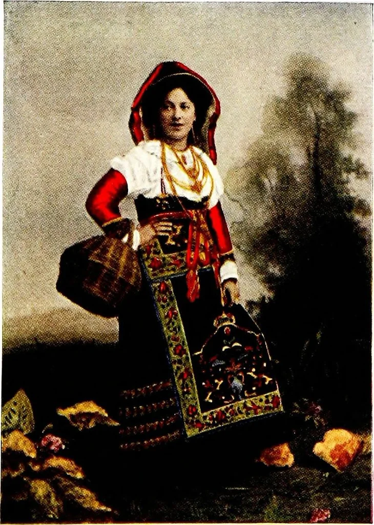 An illustration from Peasant art in Italy, 1913, leaf 74