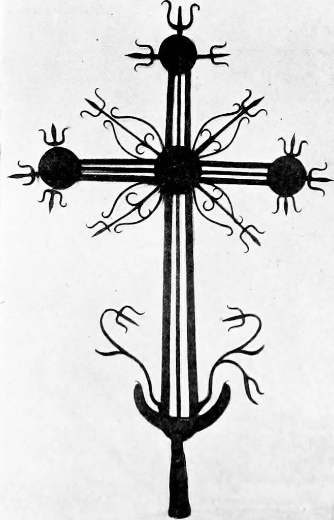 An illustration from Peasant art in Russia, 1912, leaf 187
