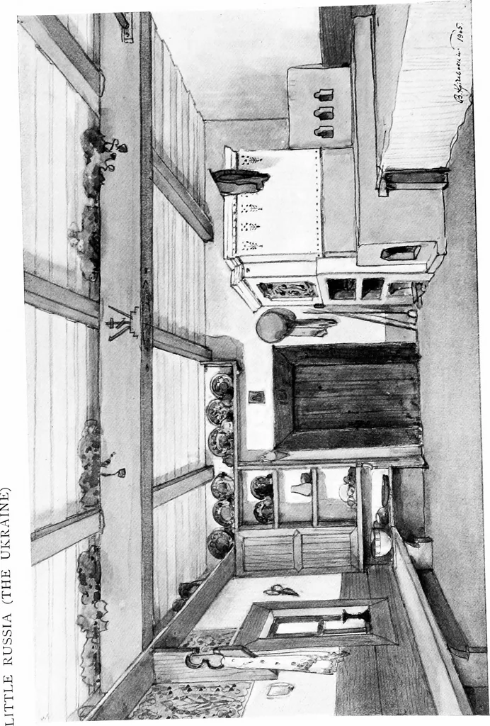 An illustration from Peasant art in Russia, 1912, leaf 216