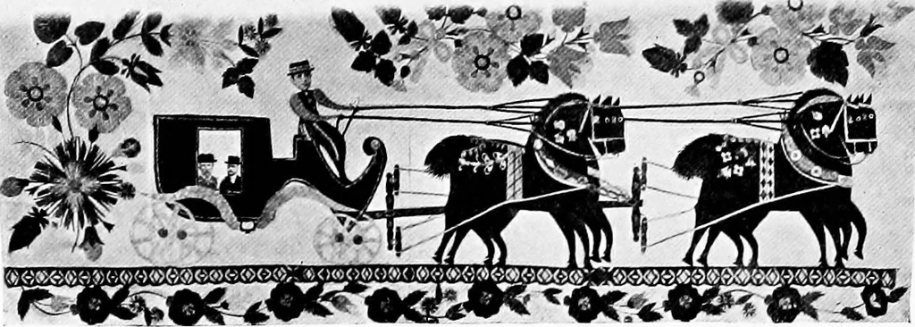 An illustration from Peasant art in Russia, 1912, leaf 245