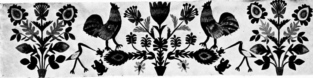 An illustration from Peasant art in Russia, 1912, leaf 245