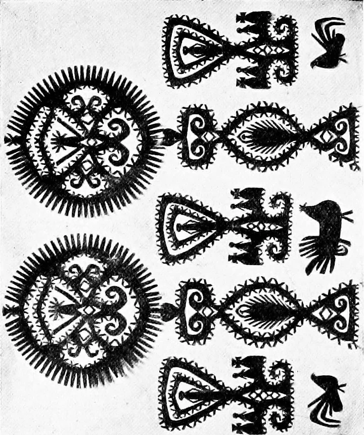 An illustration from Peasant art in Russia, 1912, leaf 246