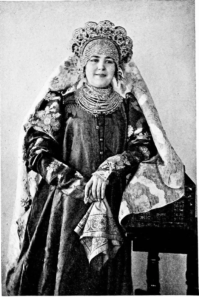An illustration from Peasant art in Russia, 1912, leaf 46
