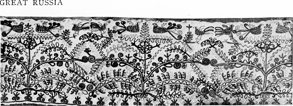 An illustration from Peasant art in Russia, 1912, leaf 78