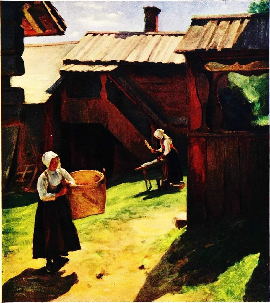 An illustration from Peasant art in Sweden, Lapland and Iceland;, 1910, leaf 40