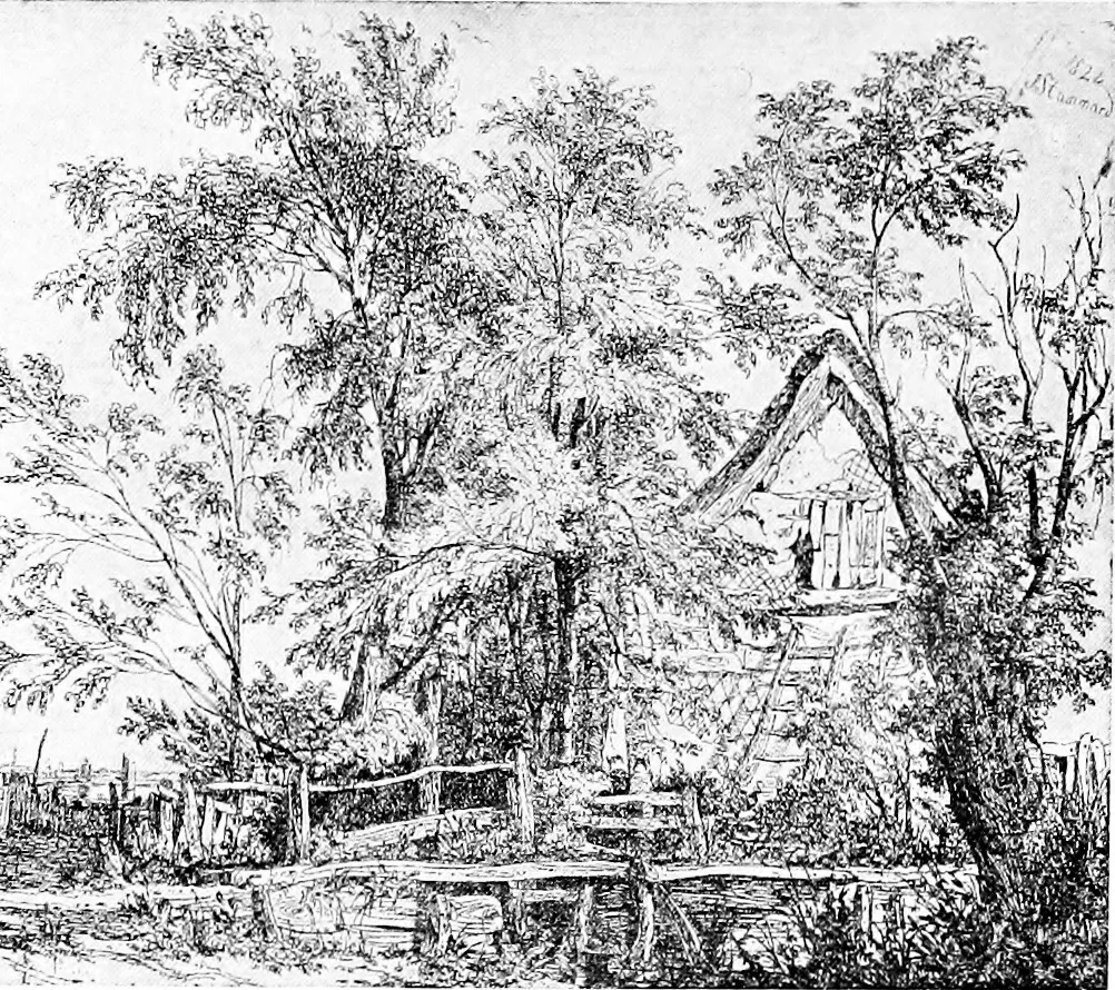 An illustration from Etching craft; a guide for students and collectors, 1922, leaf 115