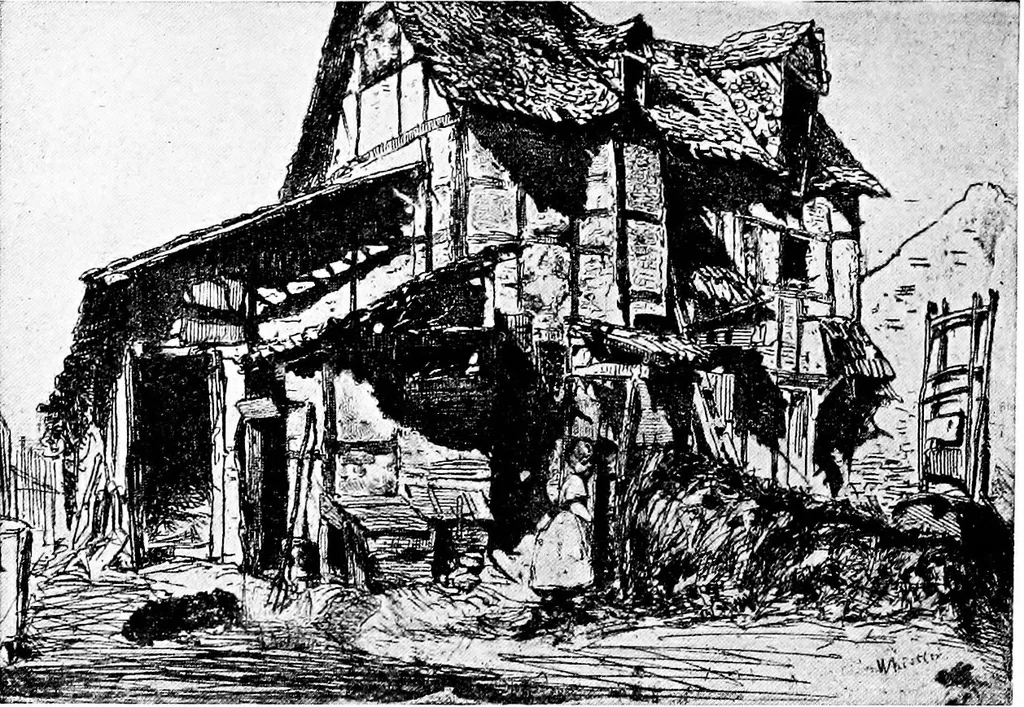 An illustration from Etching craft; a guide for students and collectors, 1922, leaf 121