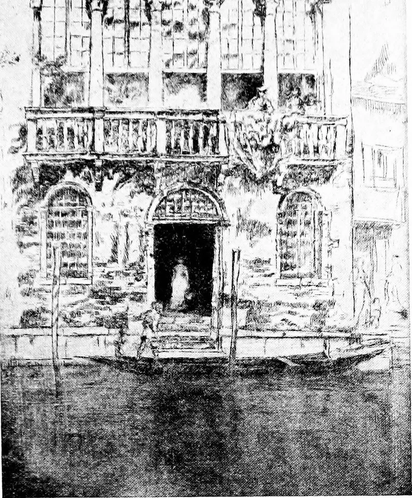 An illustration from Etching craft; a guide for students and collectors, 1922, leaf 124