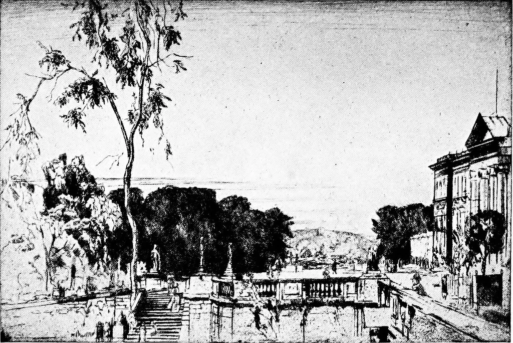 An illustration from Etching craft; a guide for students and collectors, 1922, leaf 139