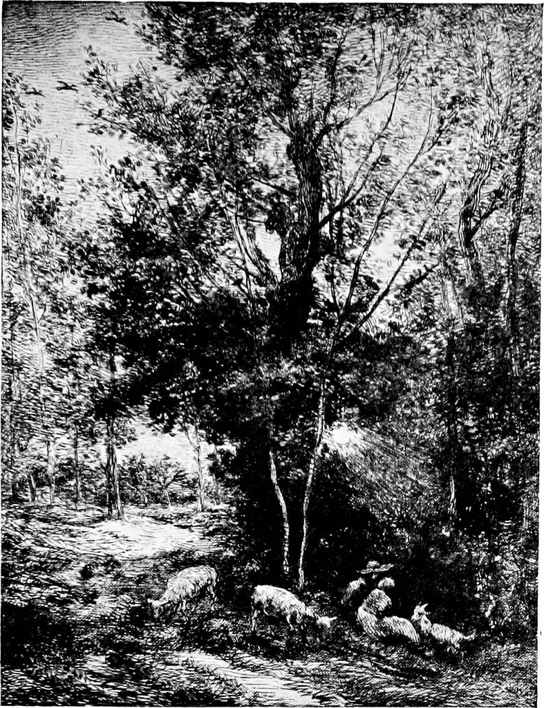 An illustration from Etching craft; a guide for students and collectors, 1922, leaf 154