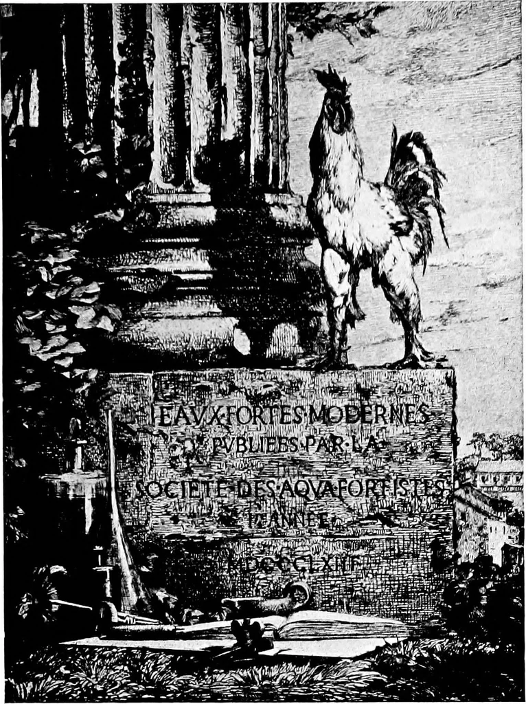 An illustration from Etching craft; a guide for students and collectors, 1922, leaf 162