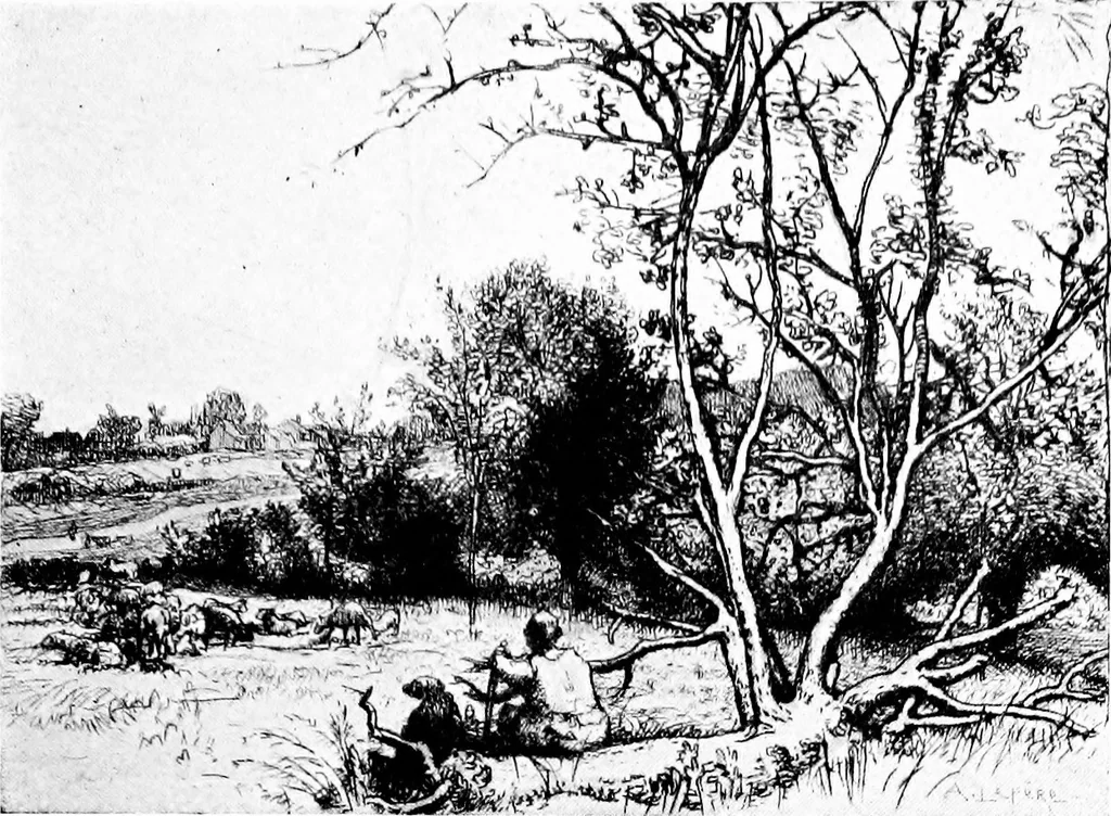 An illustration from Etching craft; a guide for students and collectors, 1922, leaf 166