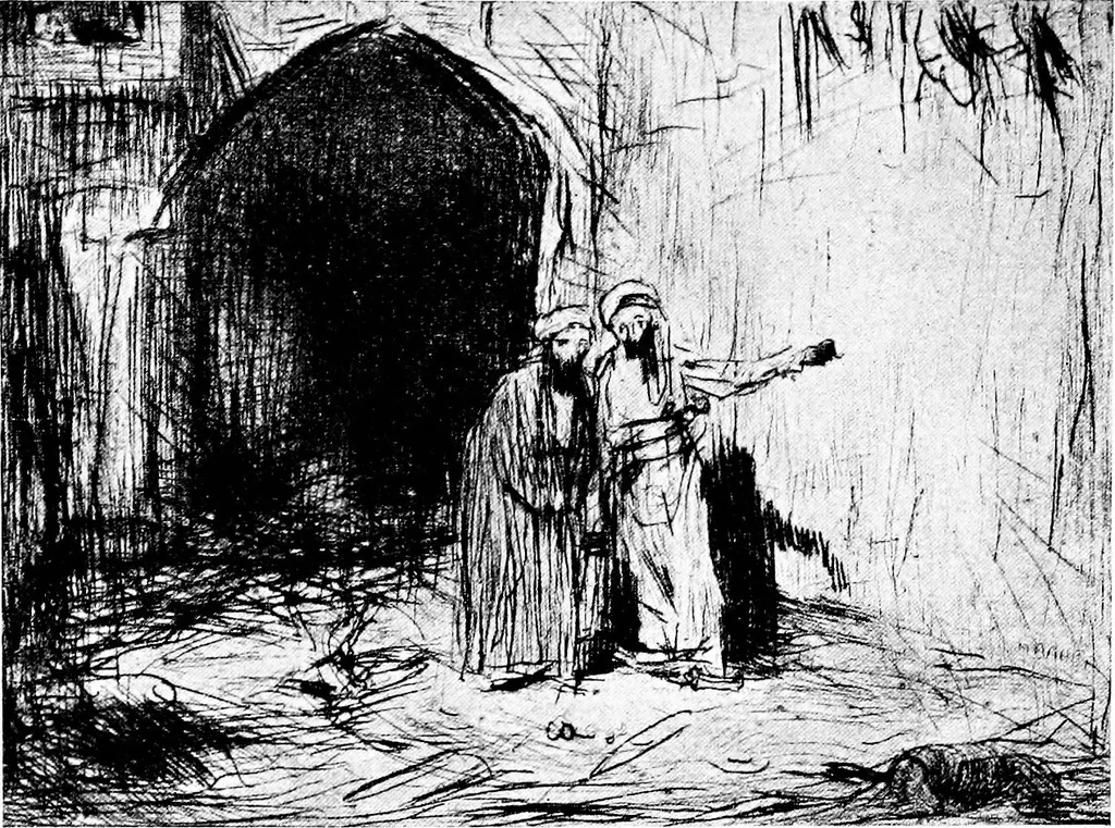 An illustration from Etching craft; a guide for students and collectors, 1922, leaf 175