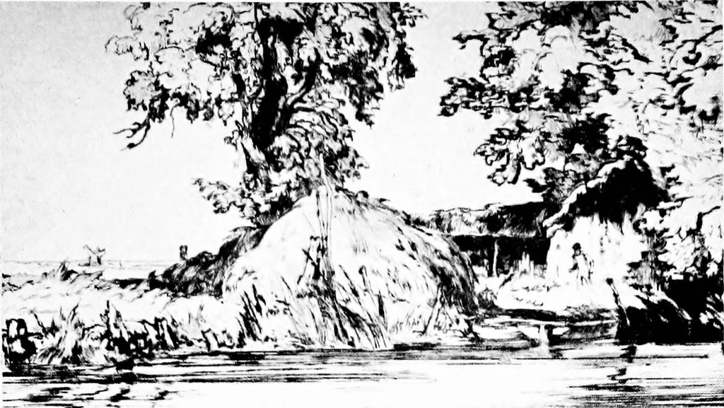An illustration from Etching craft; a guide for students and collectors, 1922, leaf 178