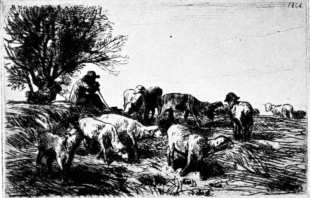 An illustration from Etching craft; a guide for students and collectors, 1922, leaf 185