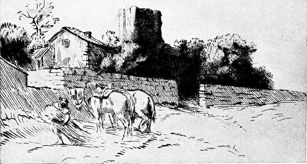 An illustration from Etching craft; a guide for students and collectors, 1922, leaf 191