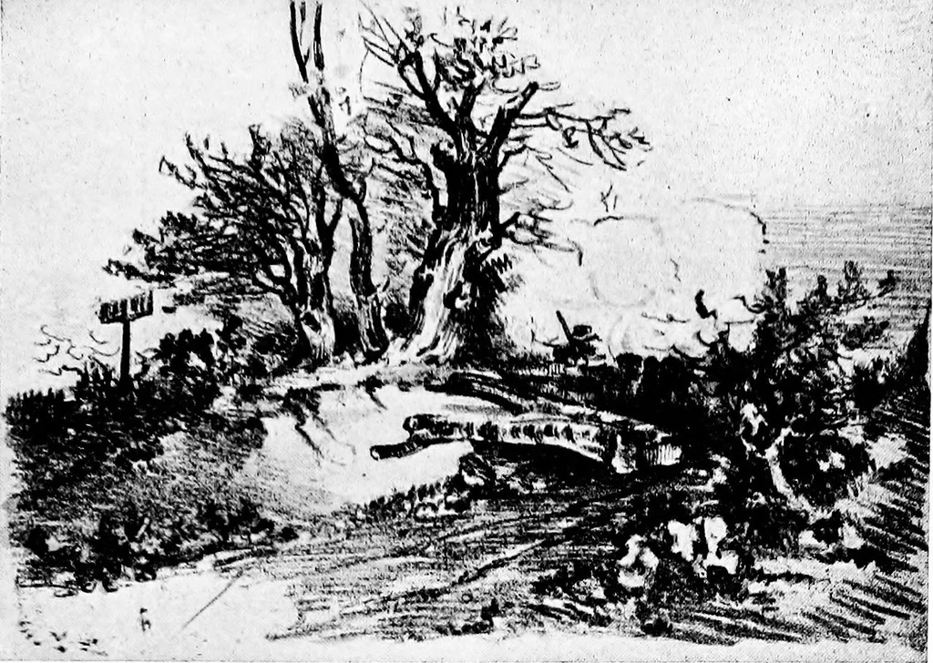 An illustration from Etching craft; a guide for students and collectors, 1922, leaf 220