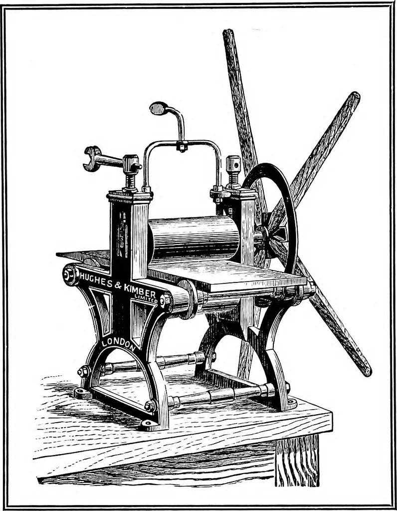 An illustration from Etching craft; a guide for students and collectors, 1922, leaf 275
